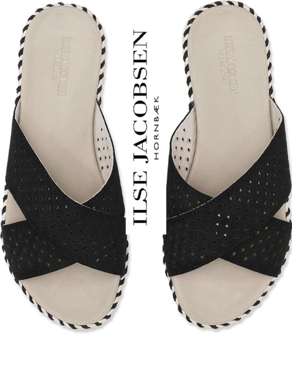 New Ilse Jacobsen Tulip Flat Sandal Slippers Shoes